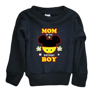 Toddlers Sweatshirt Mom Of The Birthday Boy Halloween Funny Horror All Sizes  - Picture 1 of 2