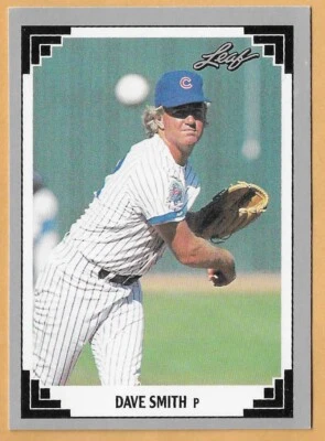 DAVE SMITH CHICAGO CUBS #456 - LEAF NM-MT 1991 - Image 1 of 2