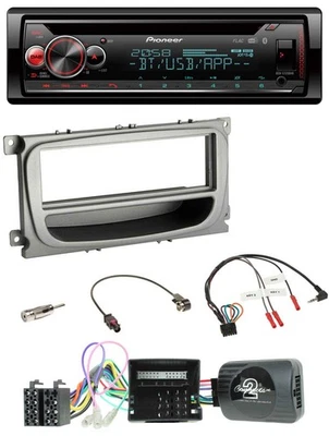 Pioneer Lenkrad DAB CD Bluetooth USB Autoradio für Ford Focus Galaxy C-Max Can a - Bild 1 von 4