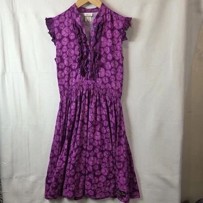 matilda jane women's dress parade magnolia purple medium - Image 1 of 4