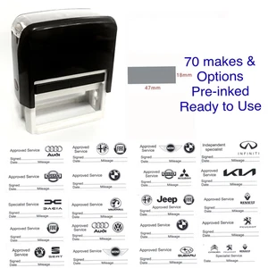 70 MARCAS - SELLO AUTOSERVICIO GARAJE, 47x18mm, Autoentintado, Calidad, LISTO PARA USAR - Imagen 1 de 56