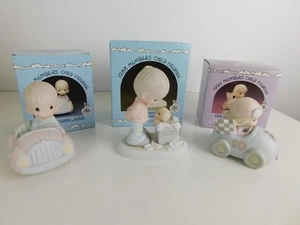 Precious Moments Vintage Lot of 3 Members Only Figurines with Box - Picture 1 of 13