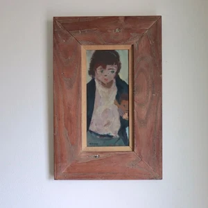 Arnold Mesches Early Figural Painting Modern Social Realism NYC L.A. Chouinard - Picture 1 of 19