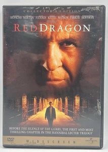 Red Dragon DVD Widescreen Anthony Hopkins Edward Norton Emily Watson 2002 - Picture 1 of 3