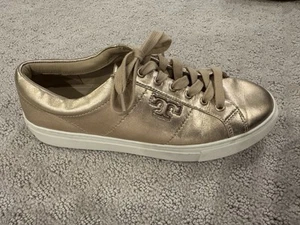 Tory Burch Amalia Sneaker Rose Gold 8.5 GUC - Bild 1 von 5