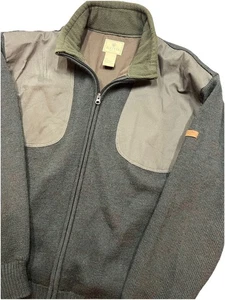 Beretta Wind Barrier Northeastern Full Zip Wool Hunting Jacket Brown Men's Large - Picture 1 of 12