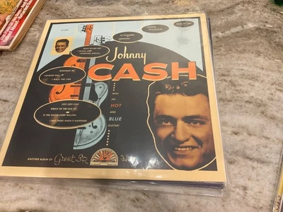 JOHNNY CASH LP WITH HIS HOT AND BLUE GUITAR 2014 REISSUE ORGM-2010 M/M - Image 1 of 2