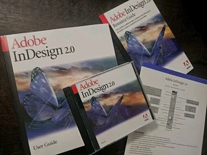 Adobe In Design 2.0 W User GUIDE & quick Reference Card - Picture 1 of 5