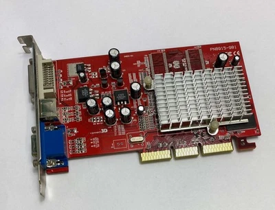128MB Connect 3D ATi Radeon 9200SE Video-Out / VGA / DVI AGP Graphics Video Card - Image 1 of 4
