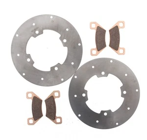 2017 Arctic Cat Alterra TRV 550 XT Front Brake Rotors & Severe Duty Brake Pads - Picture 1 of 4