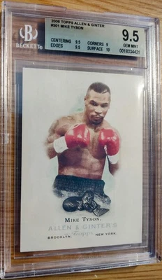 🥊🥊2006 Topps Allen & Ginter #301 IRON MIKE TYSON 9.5 💎 Gem Mint 10 Surface🥊 - Image 1 of 4