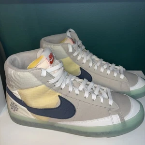Nike Blazer Mid 77 Move to Zero Glacier Ice Men 10.5 Basketball Shoes Sneakers - Picture 1 of 12