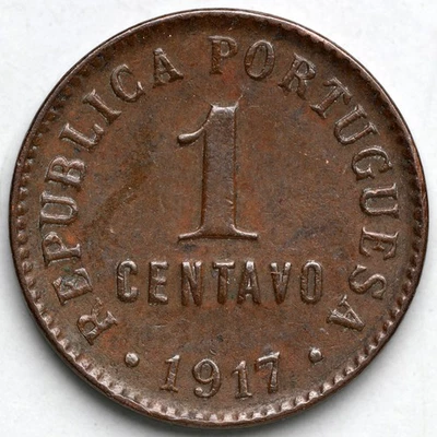 Portugal 1917 1 centavo Foto 1 de 2