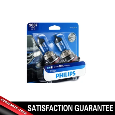 9007 Philips 2PCS Headlight Light Bulb Low Beam For Dodge Ram 1500 1999 - Image 1 of 4