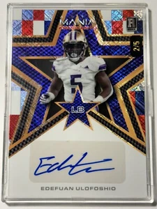 Edefuan Ulofoshio Auto 2024 Wild Card Auto Mania Rookie 2/5 Buffalo Bills RC - Bild 1 von 3