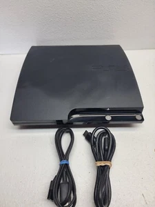 CONSOLA PlayStation 3 PS3 Slim CECH-2001A Negra + Alimentación - Probada Funciona HDMI Gratis - Imagen 1 de 6