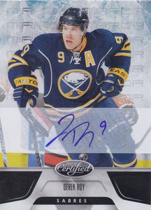 11-12 Certified Derek Roy 1/1 Auto BLACK Sabres 2011