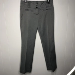 Joe B Benbasset Flare Leg Pants Juniors Size 3 Grey Button Detail Stretch Career - Picture 1 of 9
