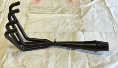 Tubo de escape de salida izquierda Denco para Kawasaki Z1R KZ1000D 1978 y 1980 Foto 1 de 4