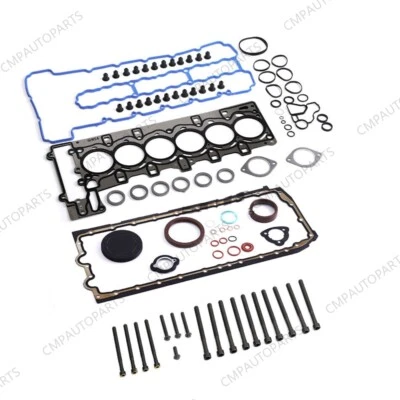 N54B30 3.0L Engine Gasket Seal Kit + Head Bolt For BMW 335i 135i E60 E90 E92 E89 - Изображение 1 из 4
