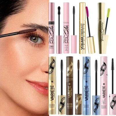Eveline Mascara Black/Brown Eye Makeup Curling/Volumising/Thickening Variete - Image 1 of 4