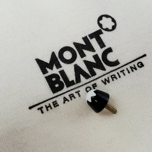 MONTBLANC Snow Cap Snowflake Top Black Classic Pen Replacement Part ⚡MINT⚡ - Picture 1 of 4