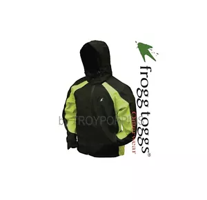 FROGG TOGGS RAIN GEAR-NT65119 MENS KIKKER II JACKET TOADZ SAFETY REFLECTIVE WORK - Picture 1 of 4