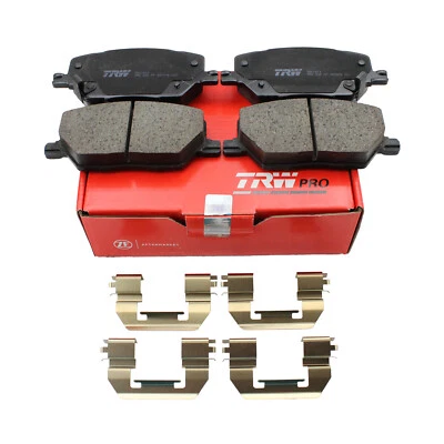 Juego de pastillas de freno delanteras ranuradas de cerámica TRW Pro para Fiat 500X Jeep Compass Renegade Foto 1 de 4