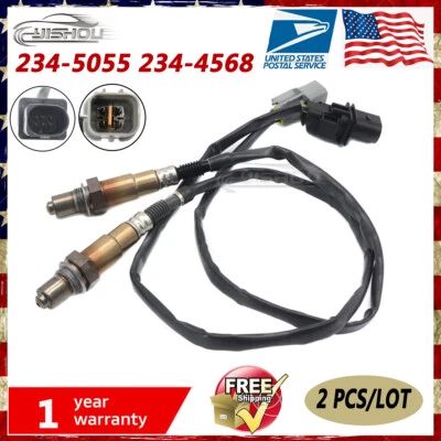 2 шт. восходящий + нисходящий датчик кислорода O2 для 2012–2018 Kia Soul 1,6 л Hyundai Accent - Изображение 1 из 4