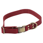 (red S) Leather Padded Dog Collar Convenient Soft Padded Leather Dog