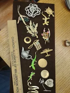 Vintage Art Deco viktorianische Coro JJ G.F. Gerrys Broschen Anstecknadel viel zum Tragen/Wiederverwenden - Bild 1 von 11
