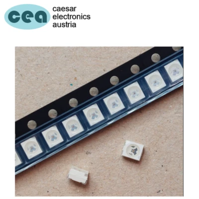 LED rot red PLCC-2 1400 mcd SMD [1~100 Stück/piece] - Bild 1 von 2