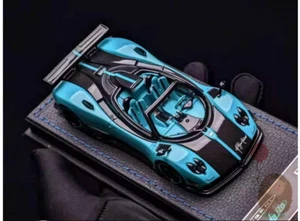 Peako 1/43 Pagani Zonda Uno Resin Diecast Model Car Ornaments Hobby Gifts Blue - Picture 1 of 5
