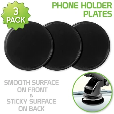 Non-Slip Mounting Plate/Pad for Phone Holder - Smooth Top & Sticky Bottom - Image 1 of 4