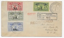 1924 - Nouvelle Hebrides - New Hebrides - Registered Letter to Oakland