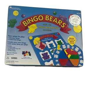 Educational Learning Bingo Bears Never The Same Twice by Learning Resources - Picture 1 of 3