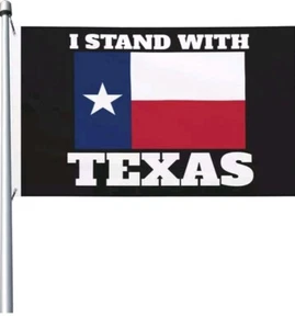 I Stand With Texas Flagge 5 Fuß × 3 Fuß Neu - Bild 1 von 6
