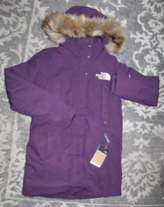 The North Face New Outer Boroughs 550-Down Warm Parka Jacket Wine NWT Wmns Sz S - Picture 1 of 7