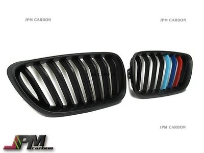 Grelha frontal preta fosca M Tri três cores apenas para 14-17 BMW F22 228i 235i Coupe - Imagem 1 de 3