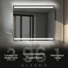 Miroir de Salle de Bain Lumineux LED | INTERRUPTEUR | Sur Mesure | Lucy