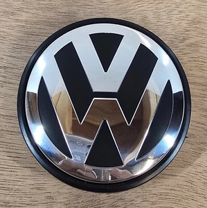 VW TRANSPORTER TOUAREG Alloy Wheel Center Hub Cap Logo 70MM Genuine 7L6601149B - Picture 1 of 5