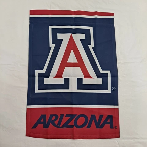 Arizona Wildcats collegiate Garden Flag Blue Red Cover
