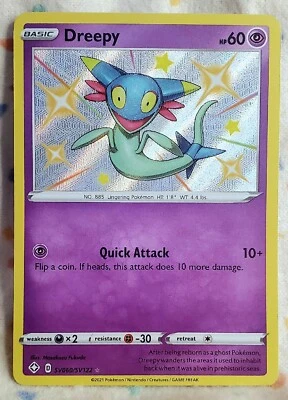 Pokemon SWSH Shining Fates DREEPY SV060/SV122 Shiny Rare 2021 PF MINT - Image 1 of 2