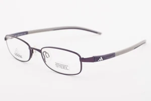 Adidas AD989 00 6056 LiteFit Metallic Purple Gray Eyeglasses 989 6056 KIDS 48mm - Picture 1 of 3