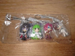 Code Geass Figur Armband Schlüsselanhänger Set 4 Lelouch C.C. Maskottchen Japan Anime M654 - Bild 1 von 4