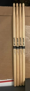 2 Pair ProMark VINTAGE FOWARD 5A & 5B Hickory DRUM STICKS Wood Tips Open Box USA - Picture 1 of 5