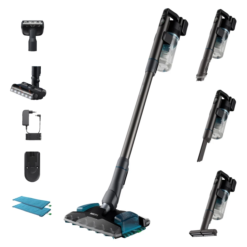 Philips 8000 Series XC8055 Kabelloser Akku-Staubsauger mit Aqua Plus
