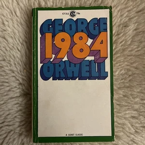 Vintage 1984 Paperback George Orwell Signet Classic Ed 1961 45th Printing Sci-Fi - Picture 1 of 8