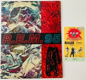 R.E.M. Programme And Ticket 1995 Huddersfield 26/07/95 - Imagen 1 de 1