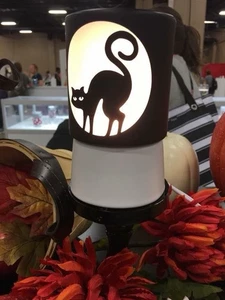 Scentsy SUPERSTITION Black Cat Mini Warmer Night Lite Halloween Rare/Retired NIB - Picture 1 of 4